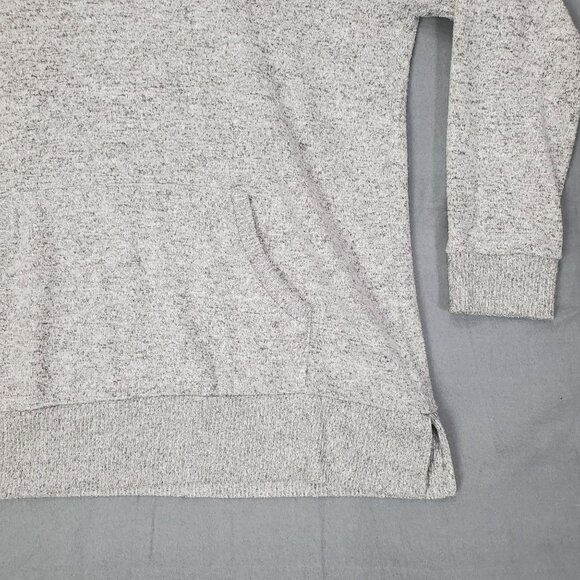 JUICY COUTURE Womens Sweatshirt‎ SZ XL Hood Pullover Rhinestones Pocket Neutral - Picture 3 of 4